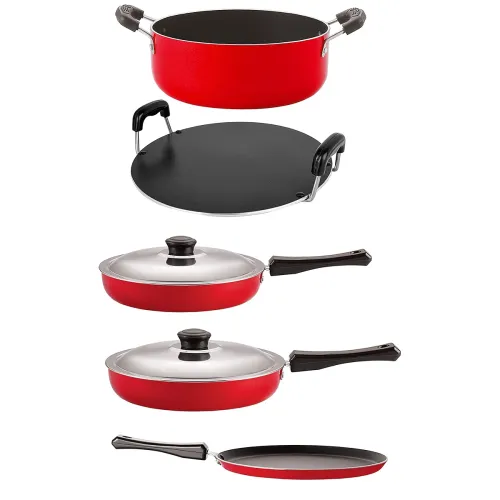 Image of Nirlon 5-Piece Non-Stick Cookware Set