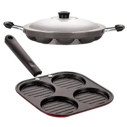 NIRLON Aluminium Kitchen Cooking Combo 2 Pieces Gift Set