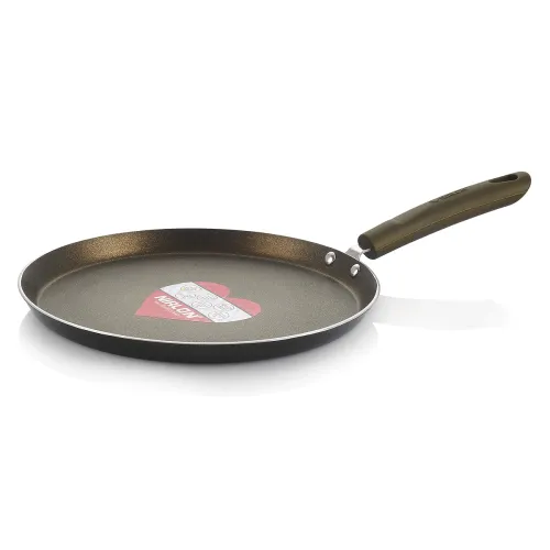 Image of Nirlon Aluminium Non Stick Dishwasher Gold Rush Flat Tawa