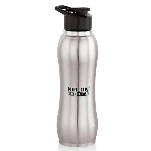 Image of NIRLON Aqua Flip Single Wall Stainless Steel Water Bottle 750ml