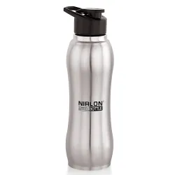 NIRLON Aqua Flip Single Wall Stainless Steel Water Bottle 750ml
