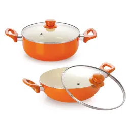 NIRLON Ceramic Non Stick Induction Kadhai SO2