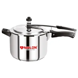 NIRLON Classic Induction Friendly Stainless Steel Inner Lid Pressure Cooker, 3 Liters