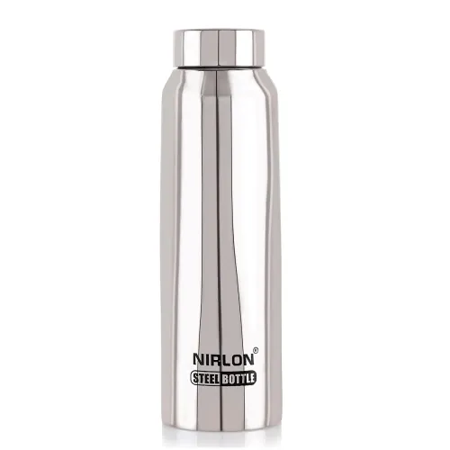 Image of NIRLON Stainless Steel Single Wall Refrigerator Fridge Water Bottle 