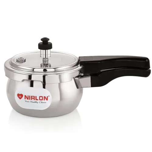 Image of NIRLON Handi Aluminium Outer Lid Induction Base Pressure Cooker 1.5 Litrer