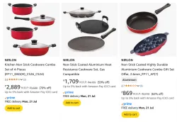 Nirlon Kitchen cookware Set Minimum 60% Discount