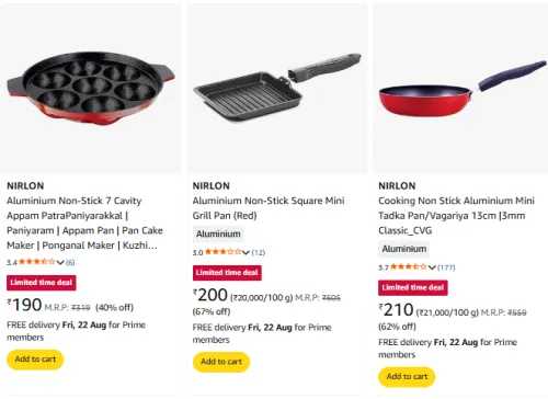 Image of Nirlon Kitchenware Starting @ ₹190