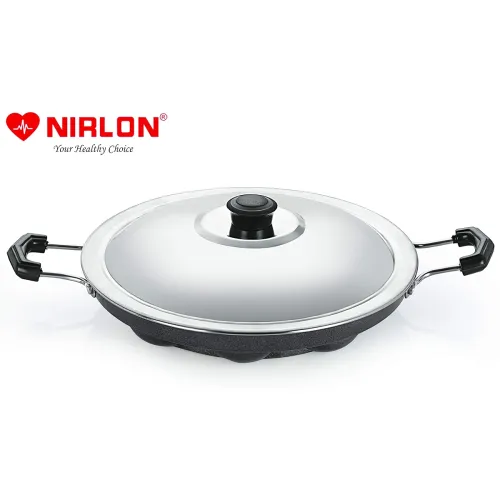Image of Nirlon Non-Stick 12 Cavity Appam Pan 