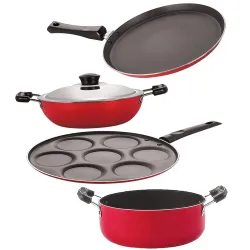 Nirlon Non-Stick 4-Piece Kitchen Set