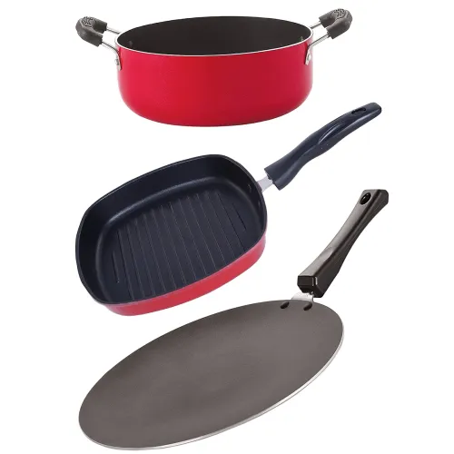 Image of Nirlon Non-Stick Aluminium Dishwasher Safe Kitchen Cooking Essential
