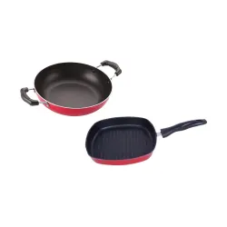 Nirlon Non-Stick Aluminium Cookware Set (2 Pc)