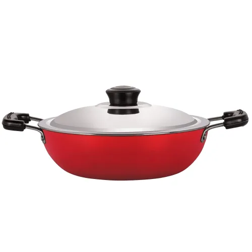 Image of Nirlon Non-Stick Aluminium Deep Kadhai (3.1Litr, 26cm)