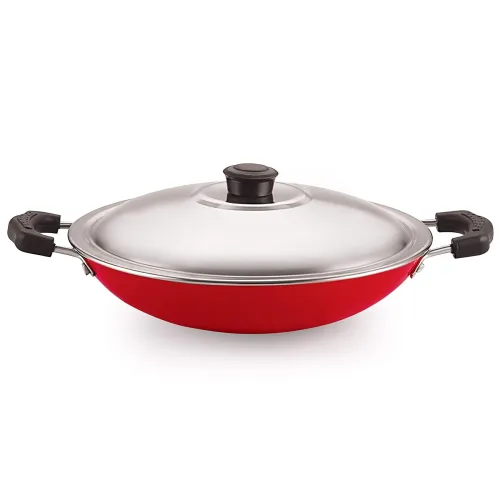 Image of Nirlon Non Stick Aluminium Gas Compatible Appa Chatti/Appam Pan