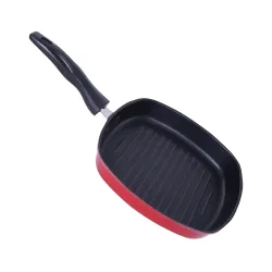 Nirlon Non-Stick Aluminium Grill Pan, Black
