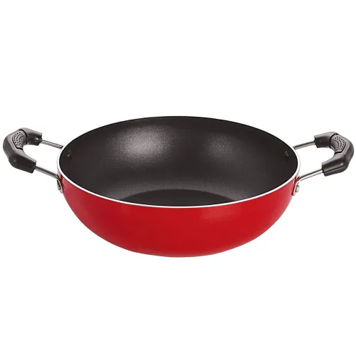 Image of Nirlon Non Stick Aluminium Kadhai - 22cm