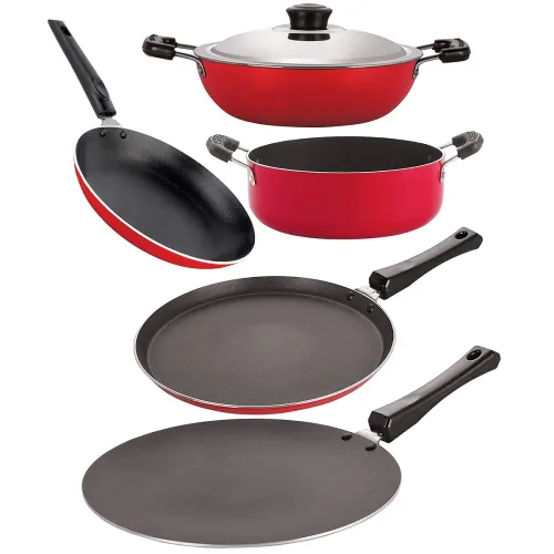 Image of Nirlon Non-Stick Coated Aluminium 5 Piece 