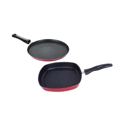 Nirlon Non Stick Coated Cookware Set of 2 