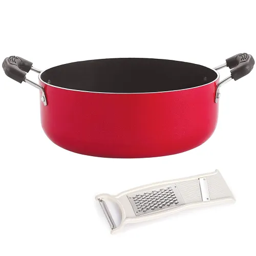 Image of Nirlon Non-Stick Free Aluminium Casserole 
