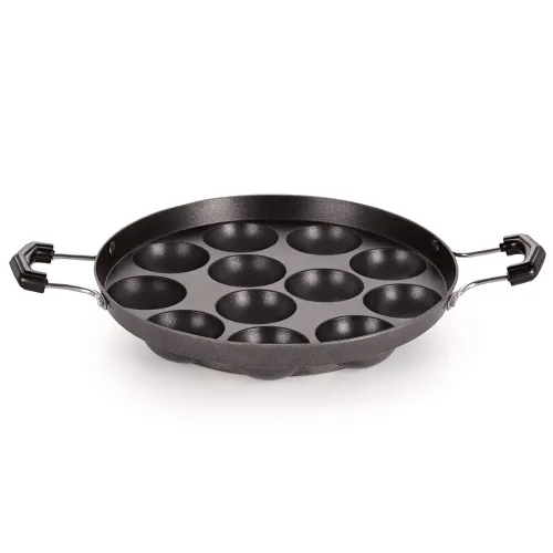 Image of NIRLON Non-Stick 12 Cavity Appam Pan