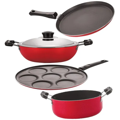 Image of Nirlon Non Stick Aluminium Cookware Gift SO4