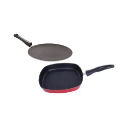 Nirlon Non-Stick Aluminium Cookware Set – 2 Pc