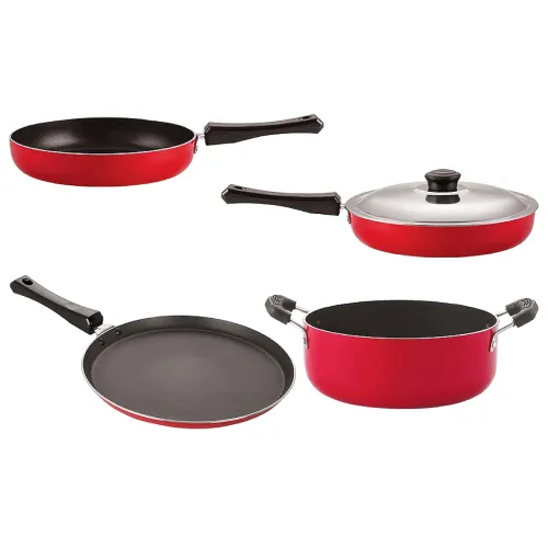 Image of Nirlon NonStick Aluminium Kitchenware Set (4Pcs)