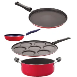 Nirlon Non-stick aluminium kitchenware gift set