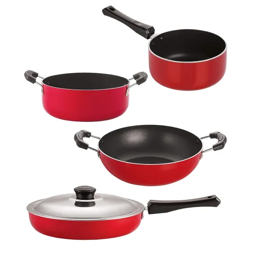 Image of Nirlon nonstick Aluminium Utensils Set of 4 Pieces 