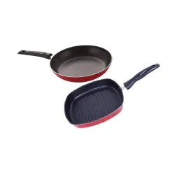 Nirlon Non Stick Aluminum cookware Set of 2 Pieces (TP22_GP22)