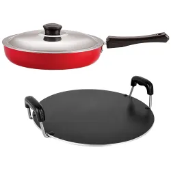 NIRLON Non-Stick BPA Free Aluminium Kitchen Set of Fry Pan