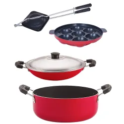 Nirlon Non-Stick Kitchenware Cooking Utencil Combo Set (AC_AP7_HT_CS24)