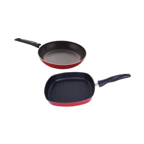 Image of Nirlon Kitchen Utensils Non Stick Cookware Set of 2 Pieces (TP22_GP24)