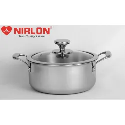 Nirlon Platinum Triply Casserole 20cm (2.8L)