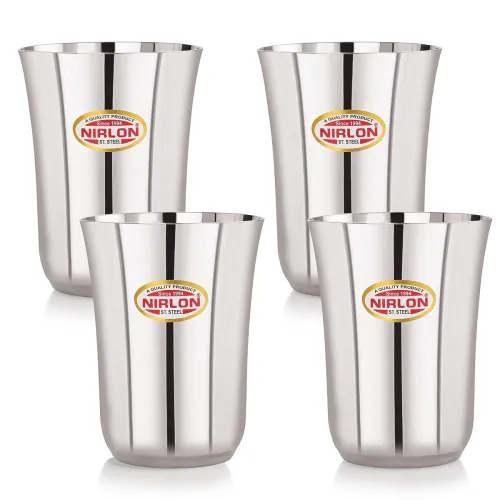 Image of NIRLON Stainless Steel Glass Set4, 300ml