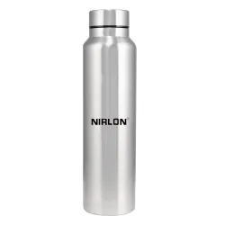 NIRLON Stainless Steel Single Wall Plain Water Bottle 1000 ML