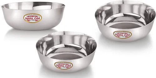 Image of NIRLON Stainless Steel Vegetable Bowl po3