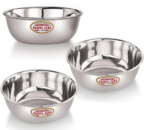 Image of NIRLON Stainless Steel Vegetable Bowl Po3