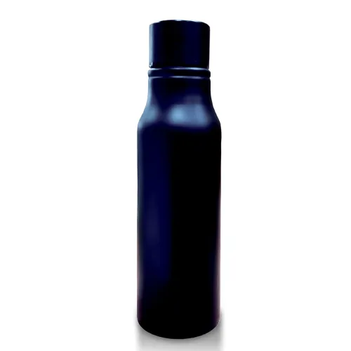 Image of NIRLON Stainless Steel Water Bottle with Inner Steel and Outer Plastic/Single Wall/Leakproof, Black, 750 ml (FB Black, P