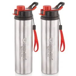 Nirlon Stainless Steel Water Bottle, Set of 2