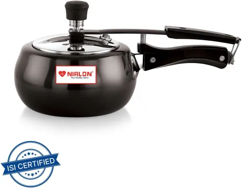 Image of NIRLON Supreme cooker 2 L Induction Bottom Pressure Cooker (Hard Anodized)
