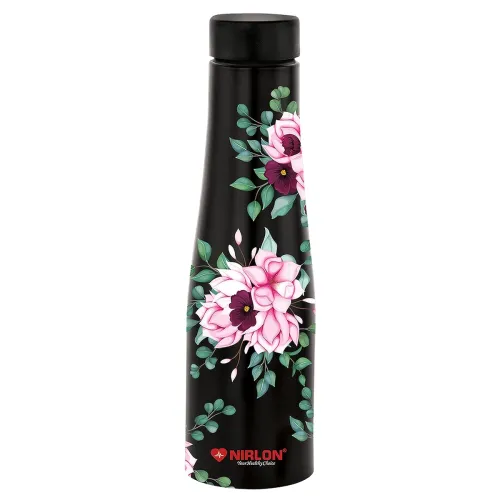 Image of NIRLON Tall Bell Steel Water Bottle 1000ml