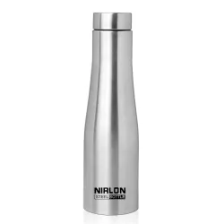 NIRLON TallBell Stainless Steel Single Wall Water Bottle/Fridge Refrigerator Bottle/ 100% Leak Proof/Office Bottle/Schoo
