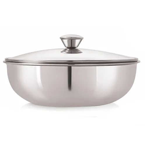 Image of NIRLON Triply Stainless Steel Tasla Kadhai