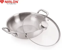 NIRLON Triply_KD24 Induction Bottom Non-Stick Coated Cookware Set