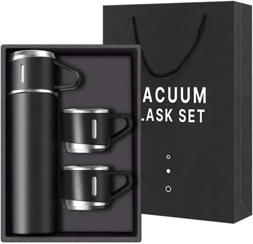 Image of Nirvaana Giftings Christmas Corporate Gift Items Vacuum Flask Gift Set 500 ml