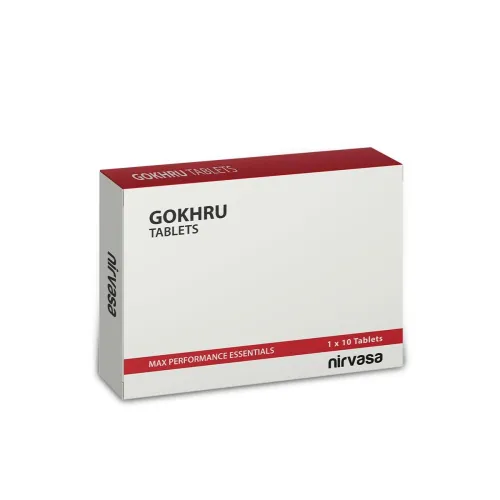 Image of Nirvasa Gokhru Tablets 250mg 10 Tablets Pack