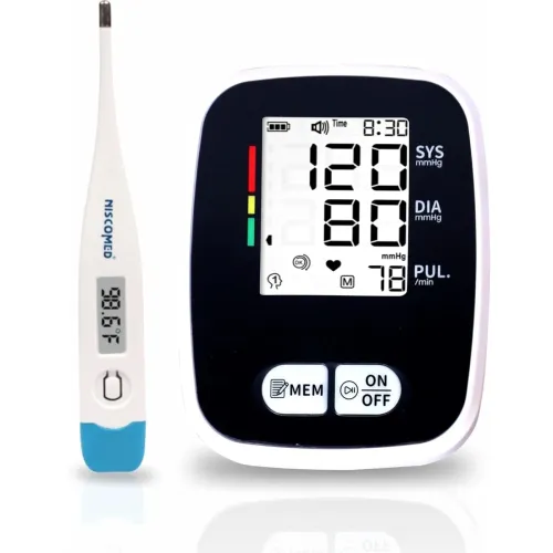 Image of NISCOMED PW-221 Digital BP Monitor With Digital Thermometer
