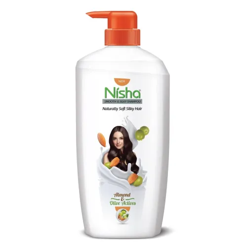 Image of Nisha Almond & Olive Actives Shampoo 650ml
