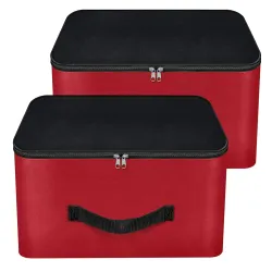 NISUN 2 Pack Nylon Wardrobe Bag