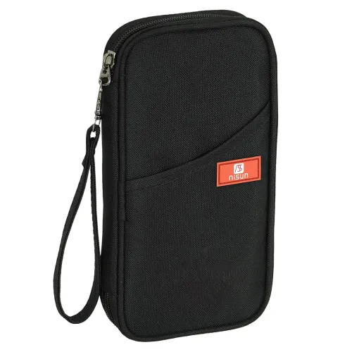 Image of NISUN Nylon Passport Holder Wallet 